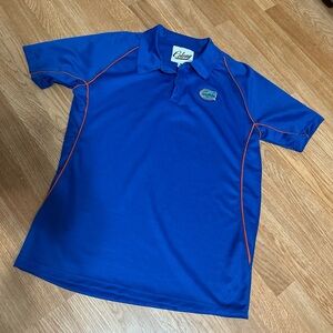COLONY Dry Goods (M) Blue ~ FLORIDA GATORS Polo Casual Shirt
